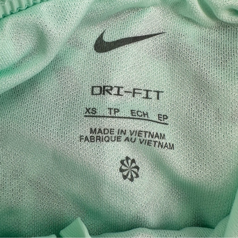 Nike Dri-Fit NWT Women's Navy/Mint Swirl Print Lined Running Shorts Size XS - Picture 4 of 11